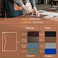 monogrammed leather portfolio